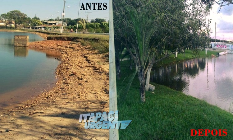 ITAPACI – Após chuvas, nível de água da represa do Lago Azul volta ao normal
