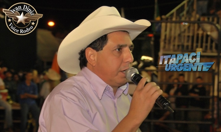 Ivan Diniz será o locutor do rodeio na festa ITAPACI É SHOW 2017