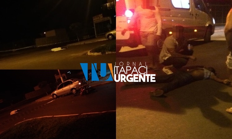 Acidente de trânsito na Avenida Floresta deixa uma vitima fatal e outra ferida