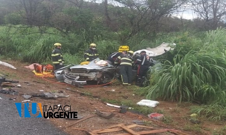 Seis pessoas ficaram feridas e uma morreu durante um acidente no Interior de Goiás