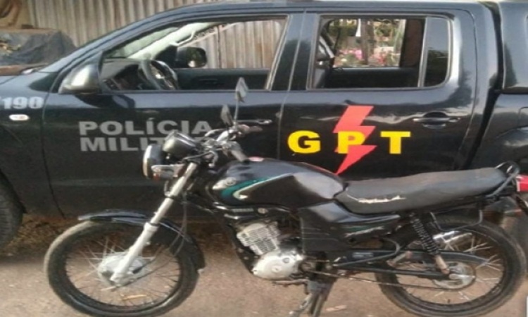 ITAPACI: GPT recupera moto furtada em Itapaci, após suspeito tentar vende-la na internet