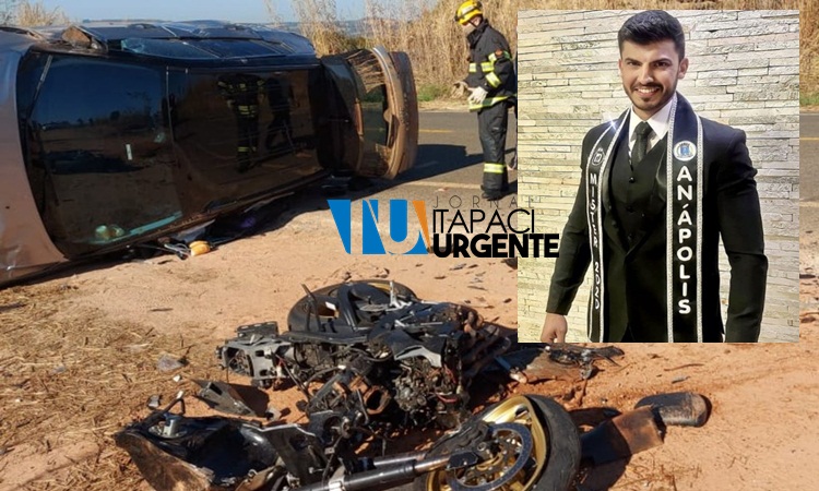 Mister Anápolis 2020, engenheiro morre em acidente na GO-437