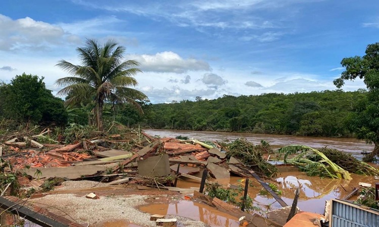 Chuva forte deixa mais de 30 famílias desabrigadas em Lagolândia, Distrito de Pirenópolis