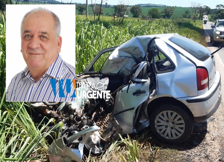 ITAPACI: VEREADOR TONINHO PROFESSOR MORRE EM GRAVE ACIDENTE NA BR-153