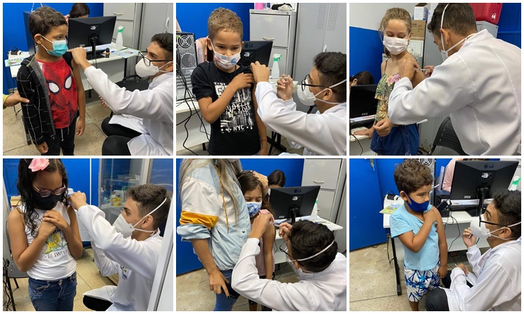 PILAR DE GOIÁS TEM “DIA V” DE VACINAÇÃO INFANTIL CONTRA A COVID-19