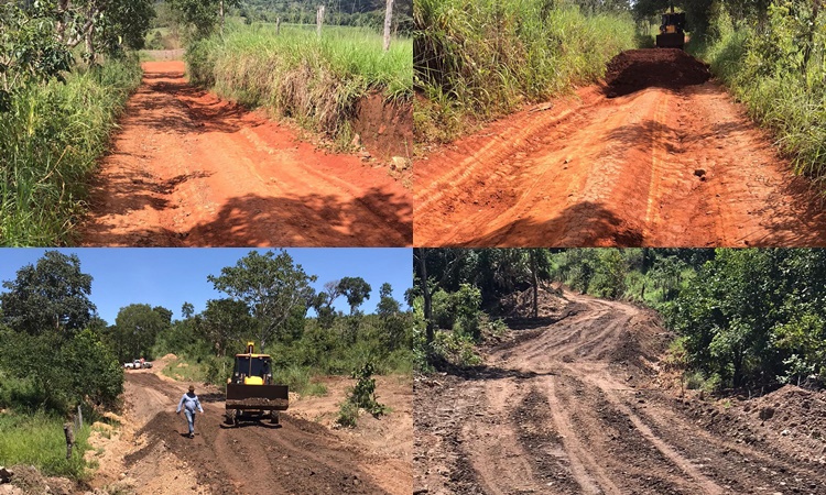 Governo de Pilar de Goiás segue com operação de recuperação das estradas vicinais 