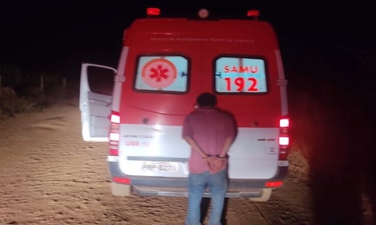 GO: Homem é preso após furtar ambulância do SAMU em frente a hospital