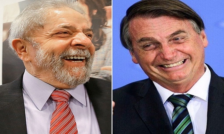 Pesquisa PoderData: Vantagem de Lula sobre Bolsonaro cai para 6 pontos