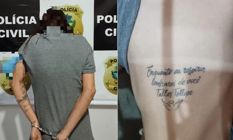 Em Uruaçu, mulher é presa suspeita de matar namorado e até fazer tatuagem com nome da vítima para evitar que fosse descoberta