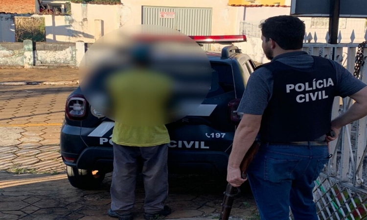 Homem é preso em Ipiranga de Goiás suspeito de injuriar e ameaçar companheira com arma de fogo