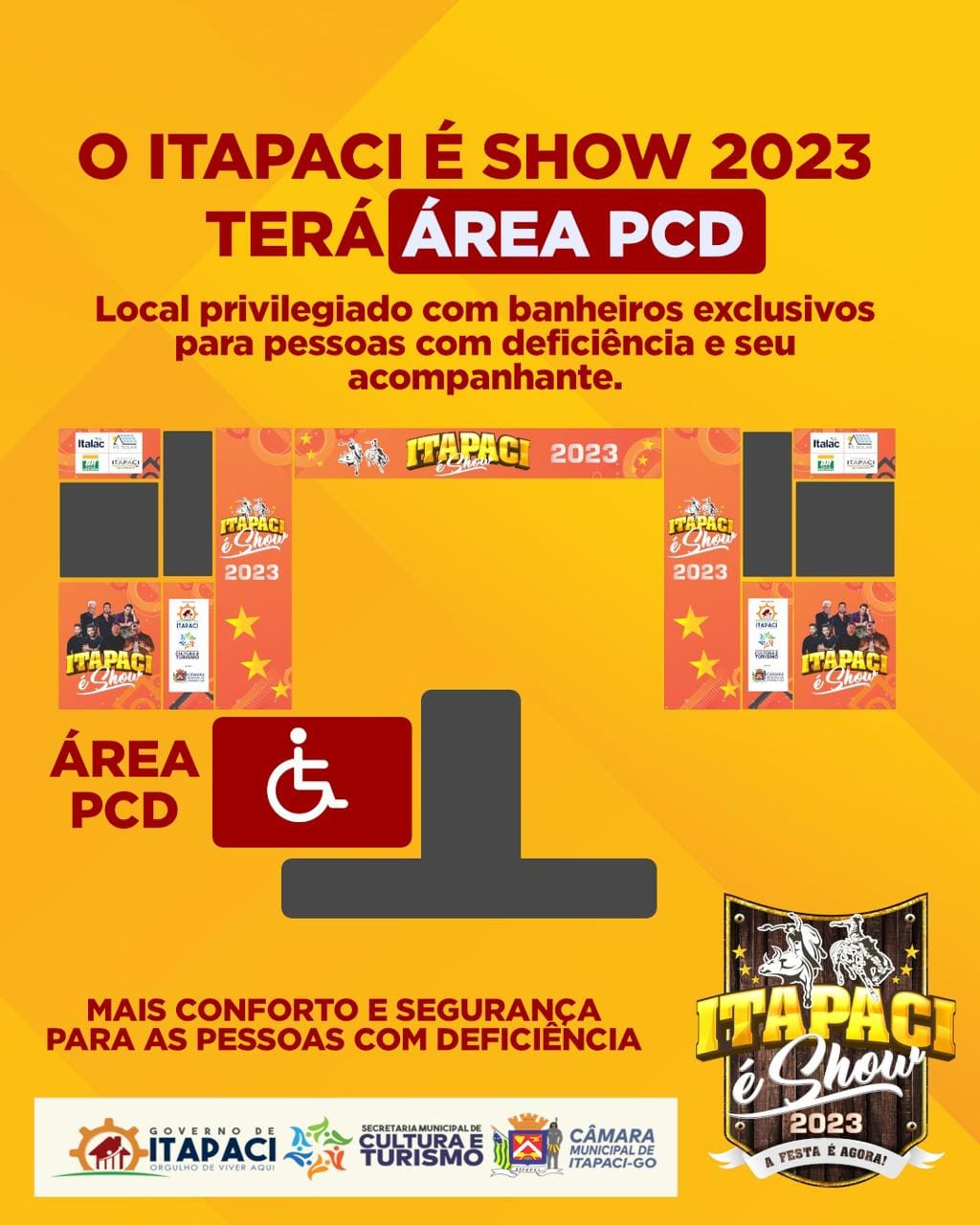 Itapaci é Show 2023 terá área PCD
