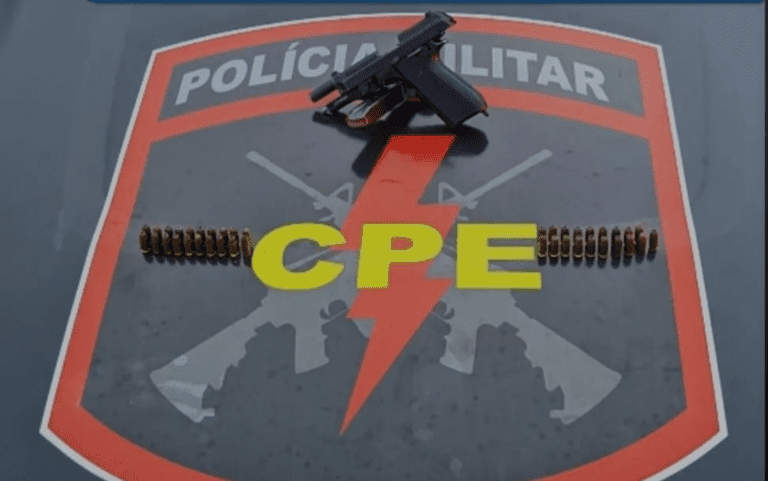 Dois homens são presos em Crixás com arma de fogo e munições