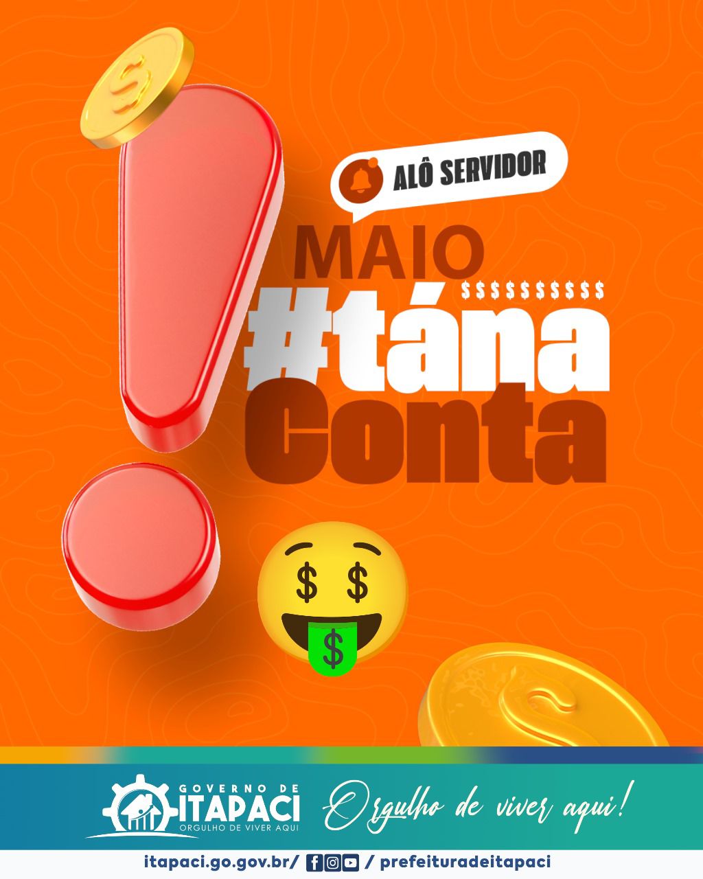 Governo de Itapaci disponibiliza o pagamento dos servidores