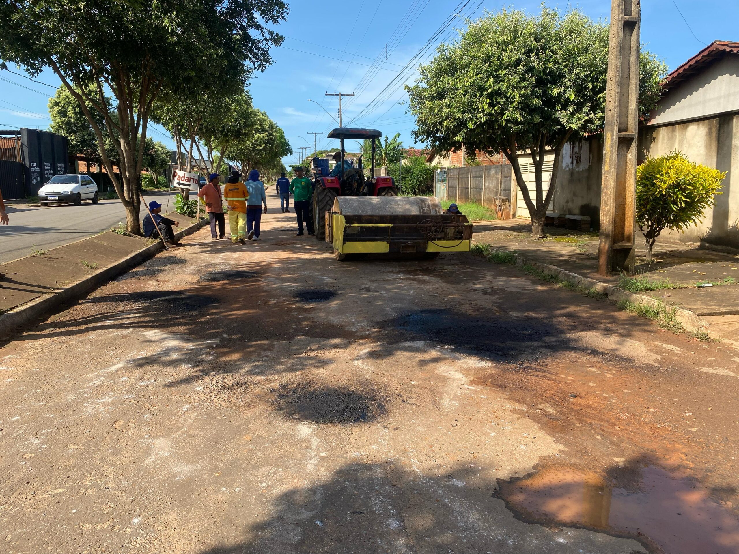 Governo de Itapaci segue com a operação tapa-buracos de ruas e avenidas