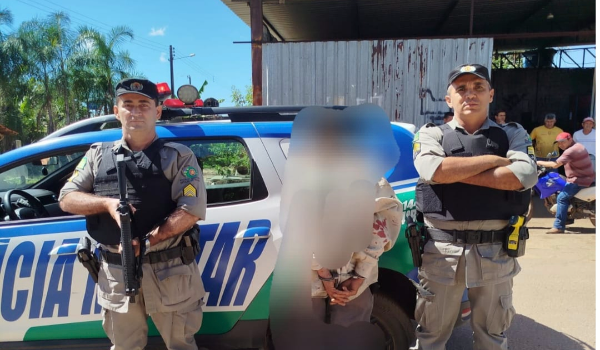 Homem é preso em flagrante suspeito de homicídio no Distrito de Fazendinha, zona rural de Itapaci