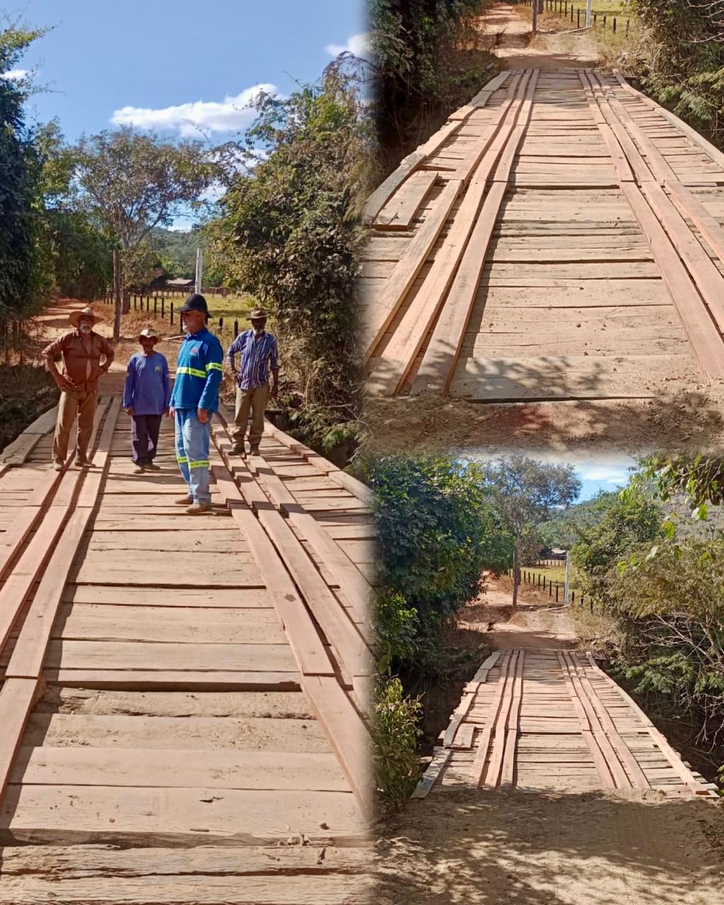Mais uma ponte é restaurada na zona rural de Itapaci