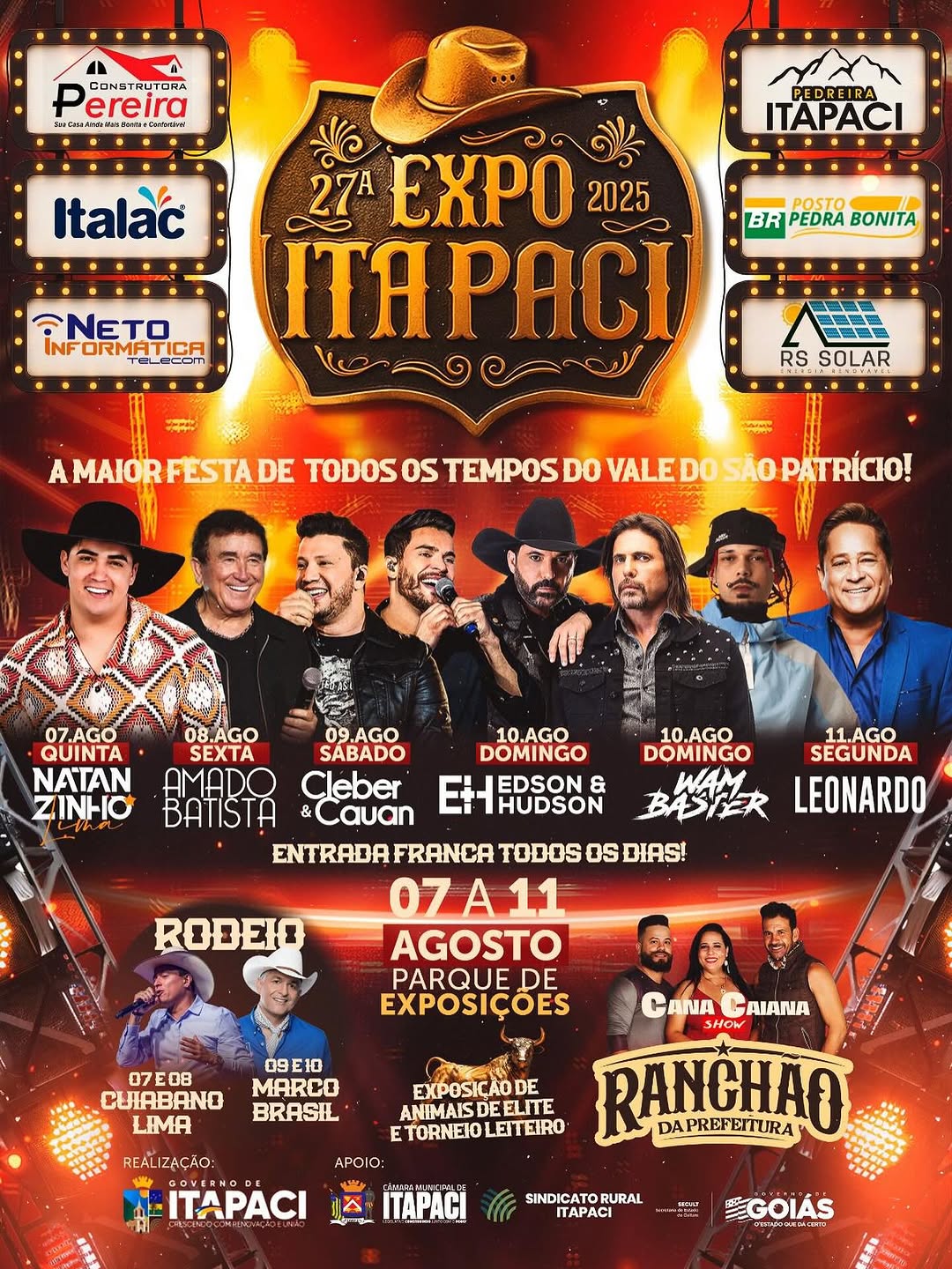 Vem aí, 27ª Exposição Agropecuária de Itapaci