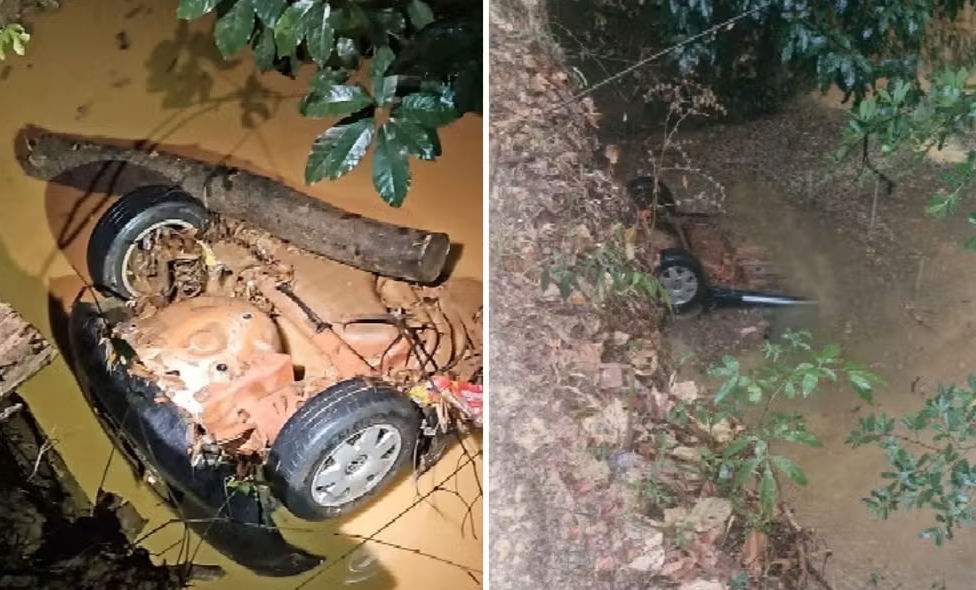 Cinco crianças e dois adultos morrem após carro cair de ponte em Goiás