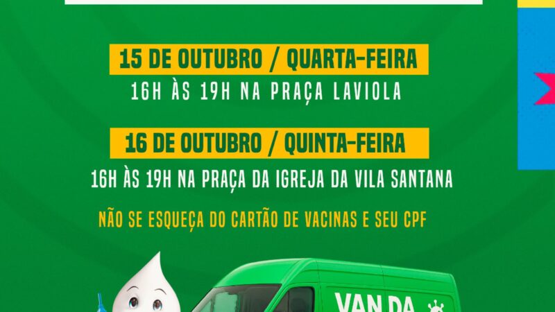 Saúde Itapaci inicia o projeto VAN da Vacinação