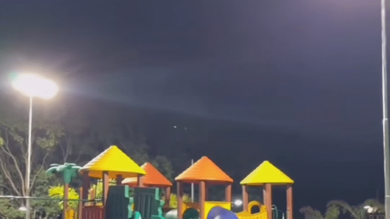 Praça Clube da Criança ganha reforço na sua iluminação pública