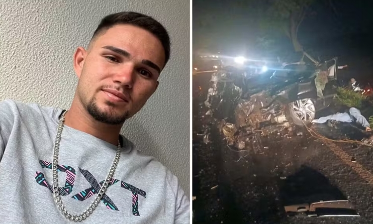 Jovem morre após colisão entre carro e caminhão na GO-433