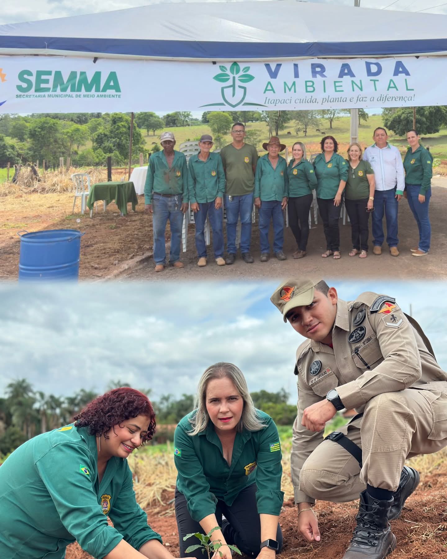 Virada Ambiental é realizada em Itapaci