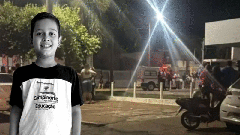 Criança de 7 anos morre após ser baleada em Campinorte