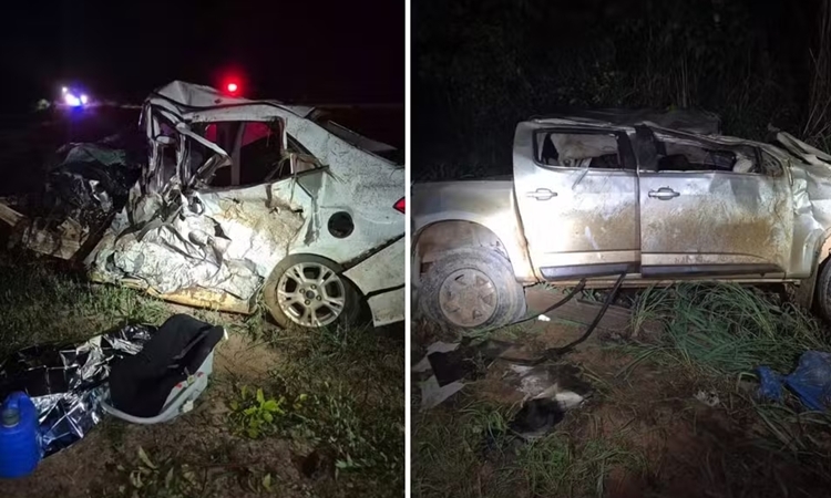 Avó, filho e neto morrem em acidente na BR-070, em Goiás