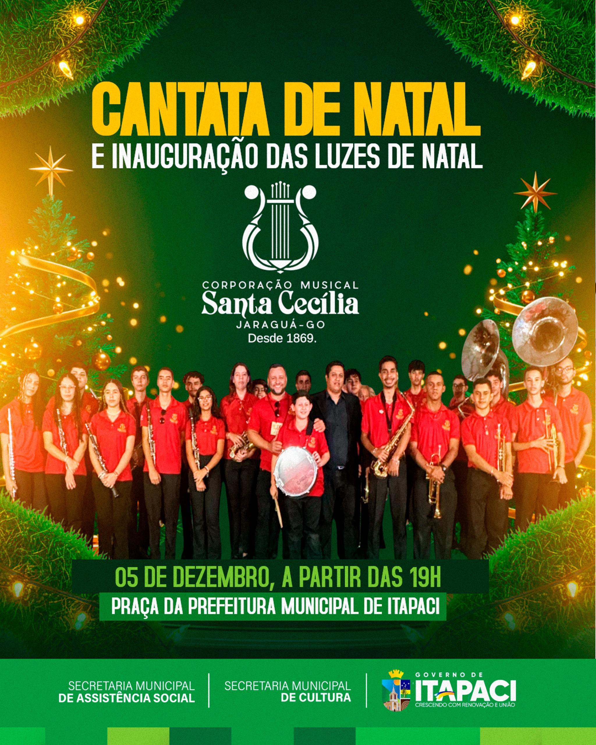 CONVITE | Cantata de Natal e Inauguração das Luzes de Natal em Itapaci