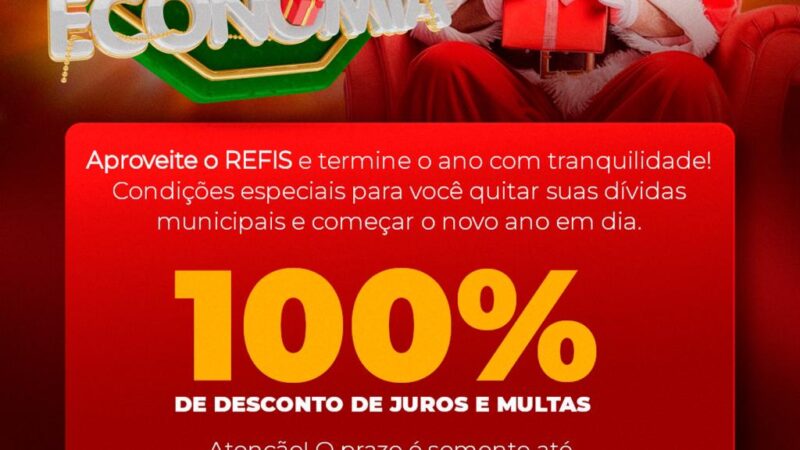 REFIS 2025 | Governo de Itapaci disponibiliza condições especiais para quitar dividas municipais