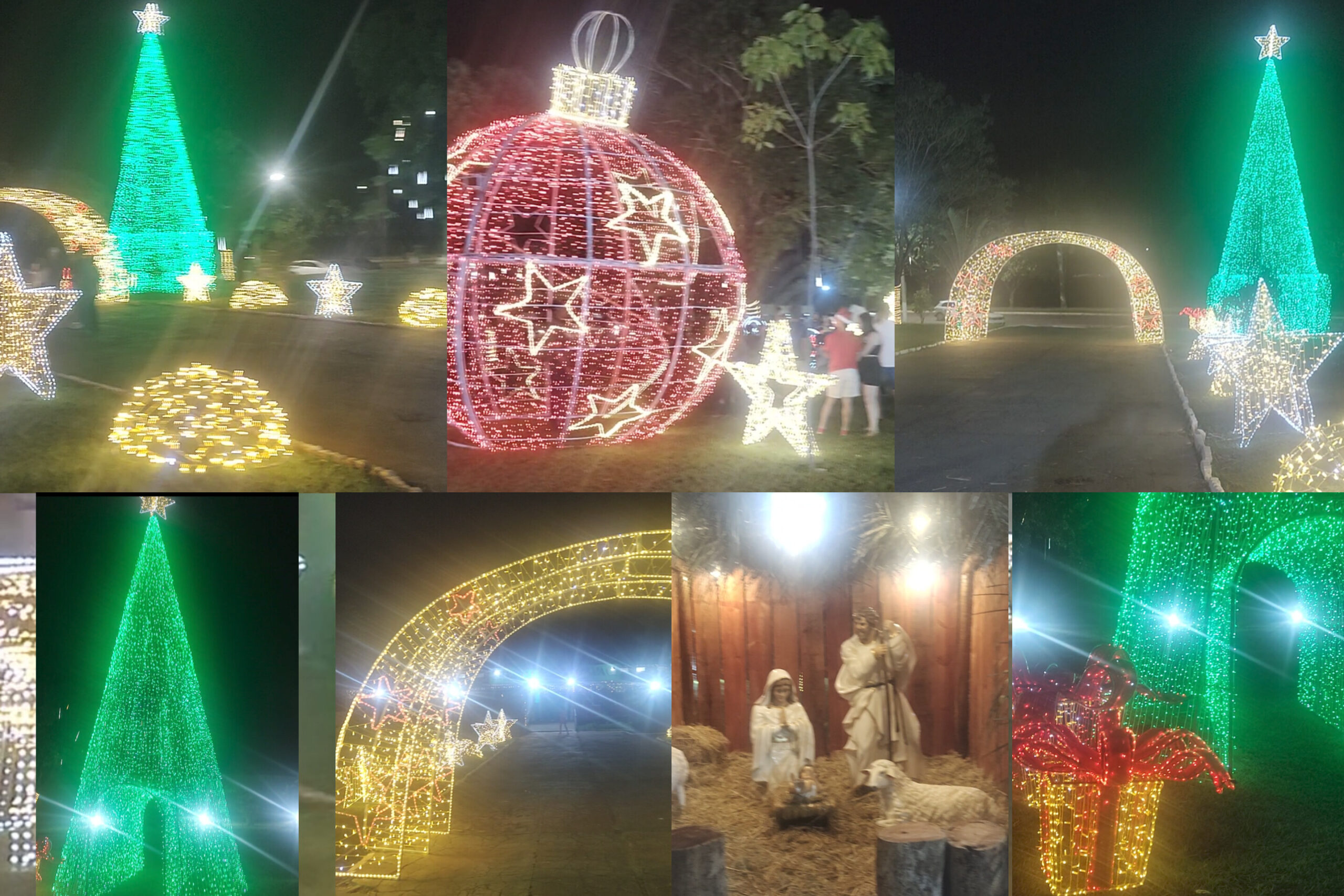 Itapaci entrou no clima natalino com cantata de natal e acendimento de luzes