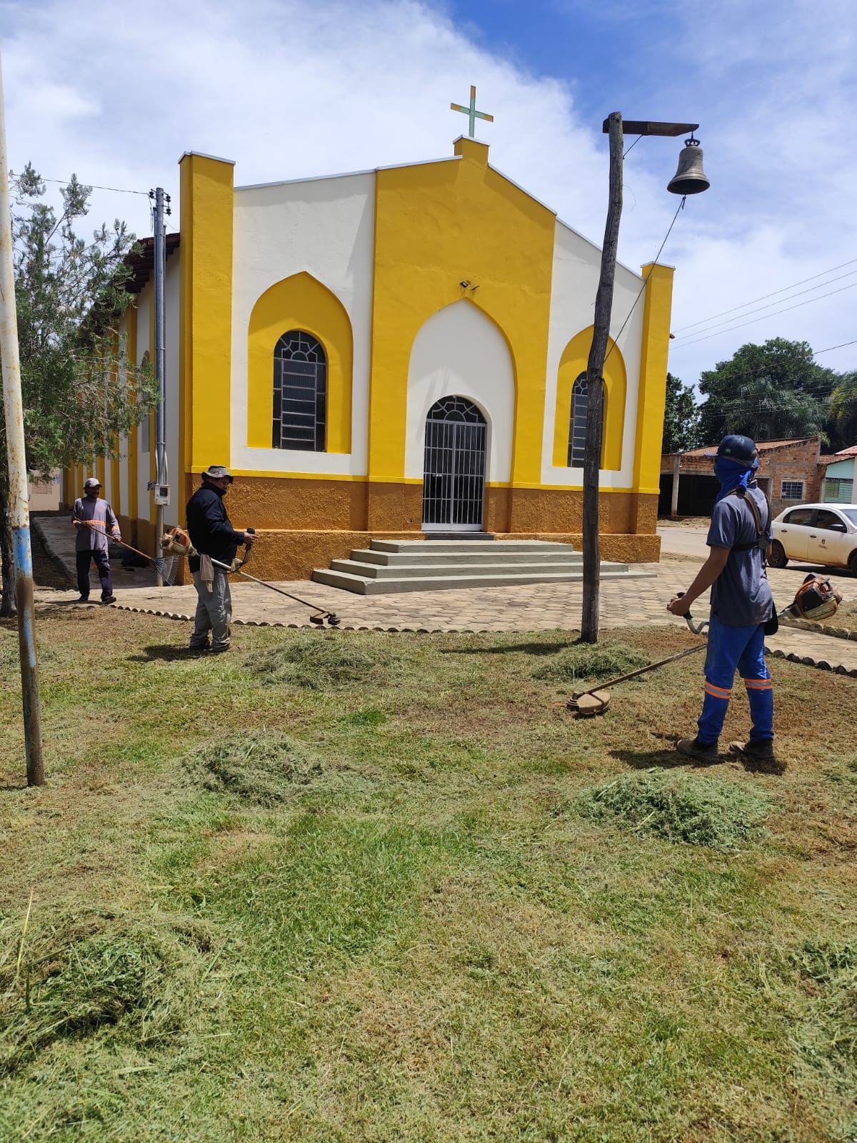 Povoado de Ponte Nova recebe cuidados de zeladoria urbana