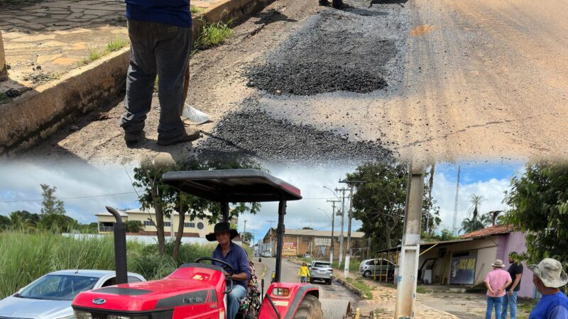 Governo de Itapaci segue com a operação tapa-buracos de ruas
