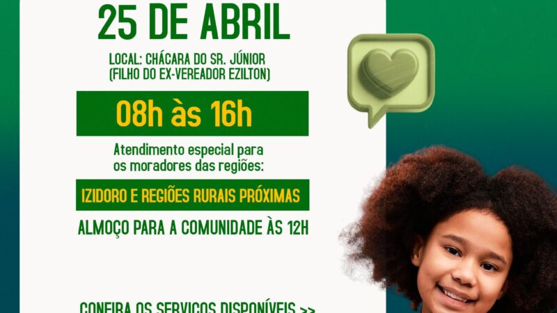 Itapaci Social chega na região do Izidoro