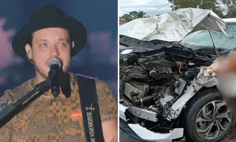 Cantor Israel, da dupla com Rodolffo, sofre acidente na BR-153