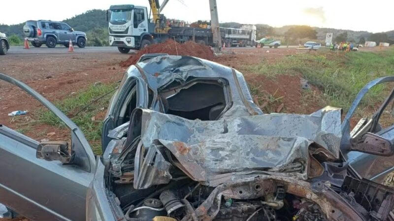 Três pessoas morrem após acidente na BR-153, em Rialma