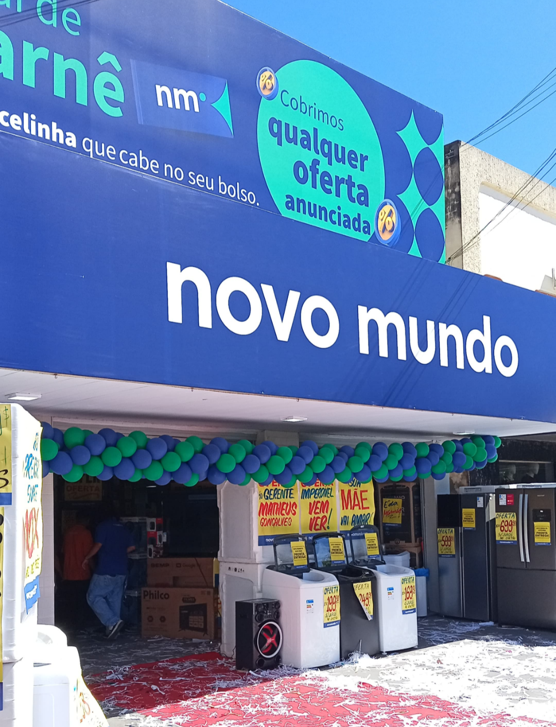 Com ofertas imperdíveis, Novo Mundo inaugura hoje mega loja em Itapaci