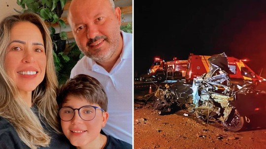 Casal e filho morrem em acidente na GO-206