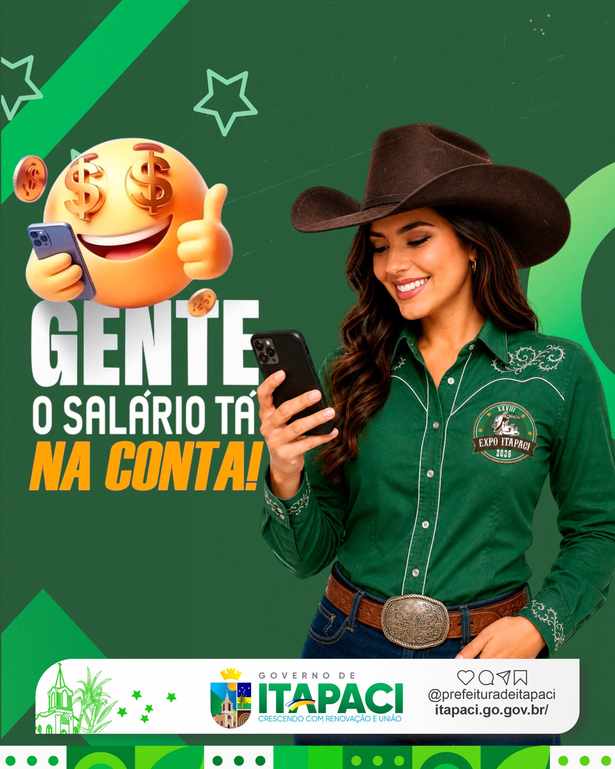 Governo de Itapaci libera o pagamento dos servidores