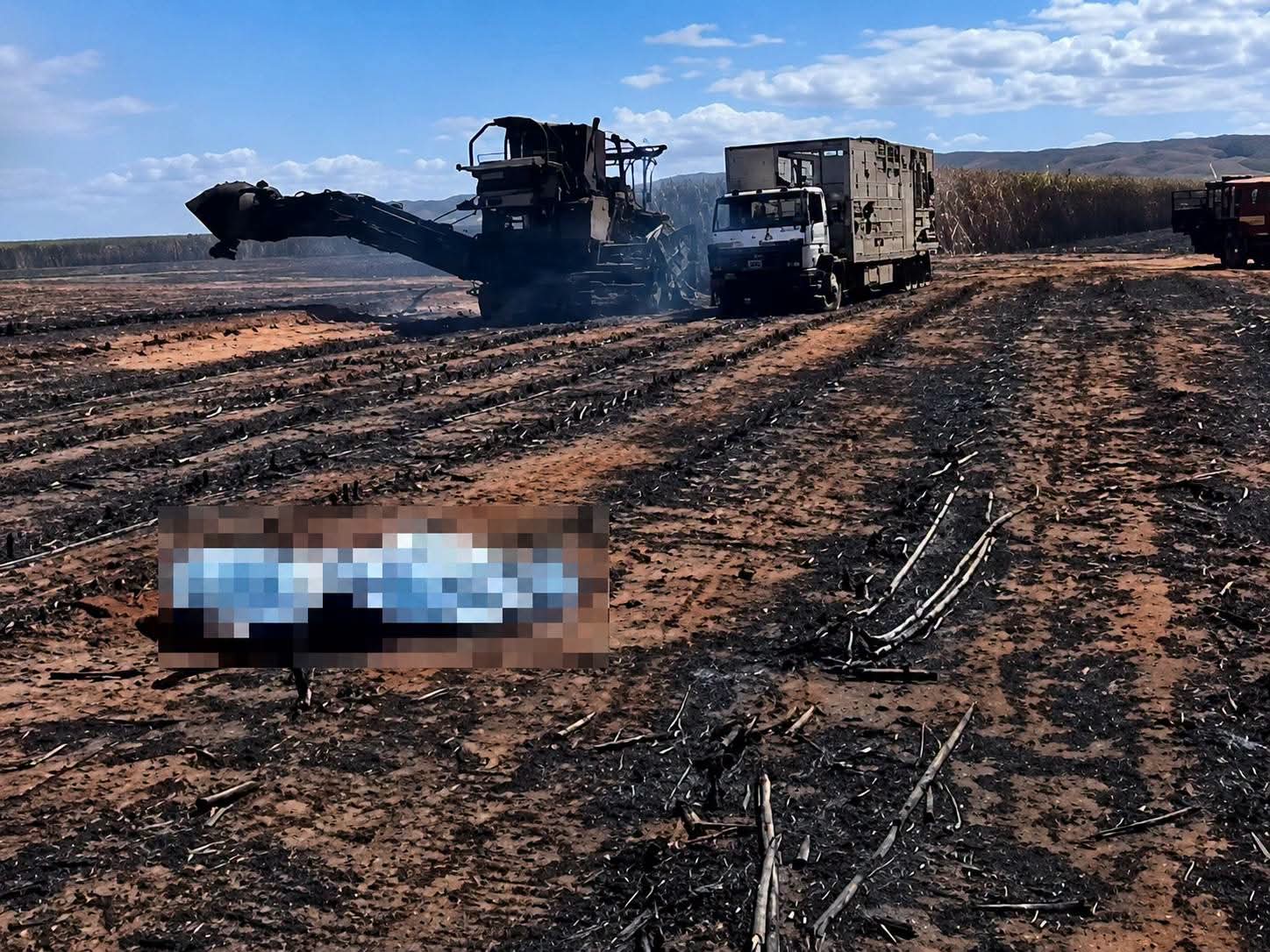 Homem morre após incêndio em área rural de São Luiz do Norte