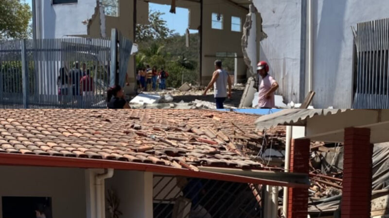 Duas pessoas morrem após caminhão atingir Salão Paroquial em Crixás