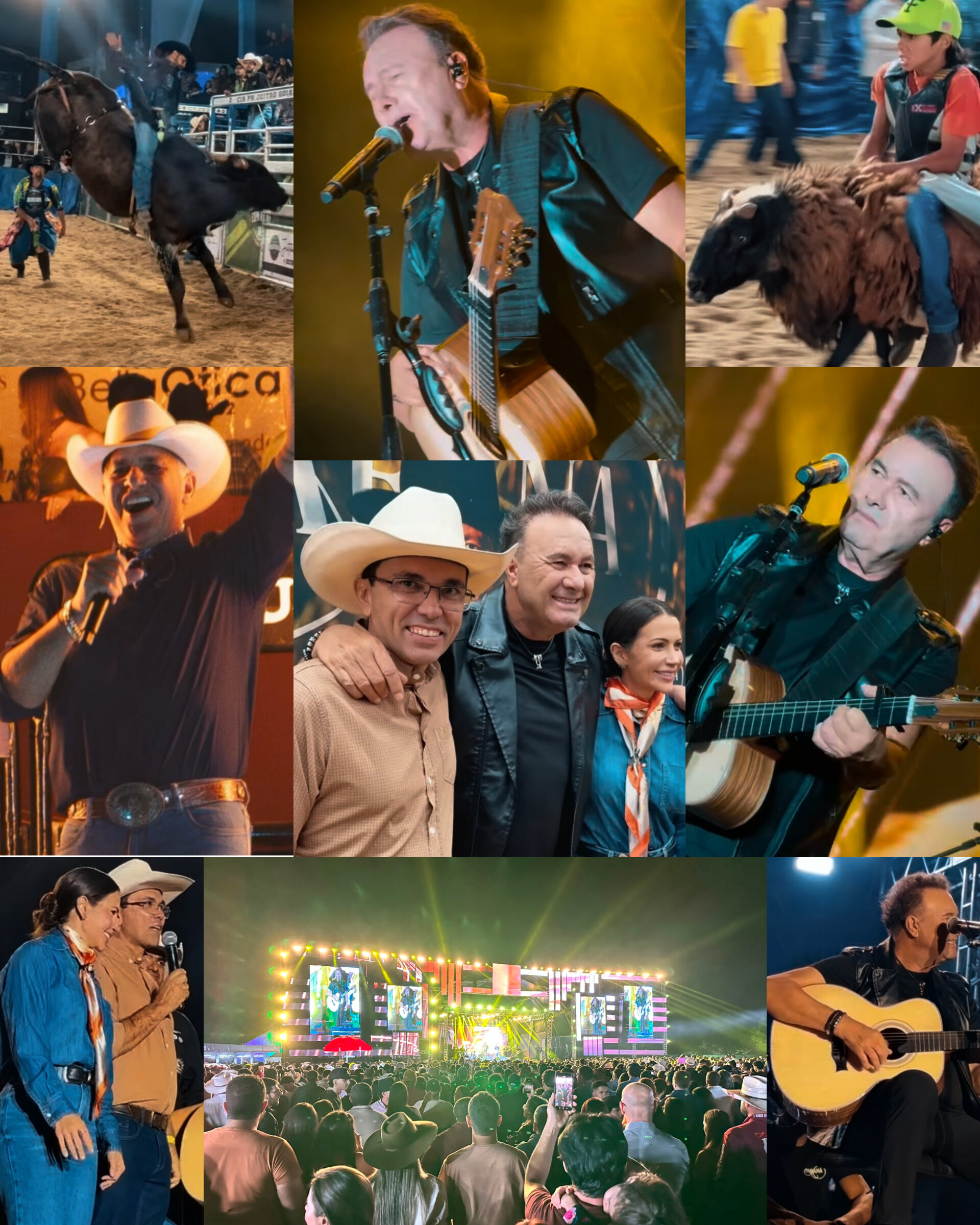 Sabadão da ExpoItapaci foi sucesso com rodeio e clássicos sertanejo com Paraná