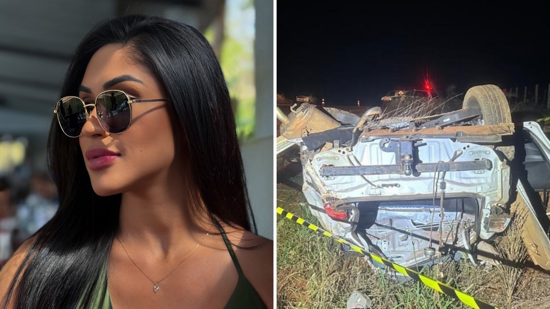 Influenciadora morre após acidente de carro na GO-427, em Goiás